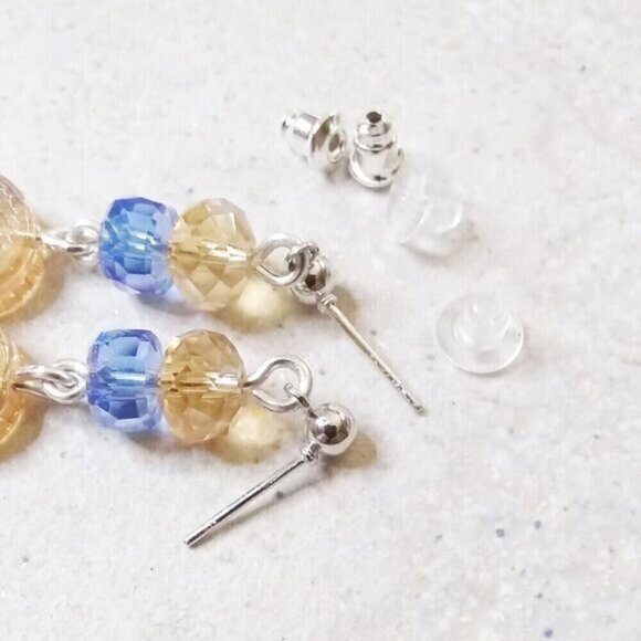 One-of-a-kind + Handmade! Catseye + Crystals Beads & Czech Glass Snail Shell - Picture 6 of 7